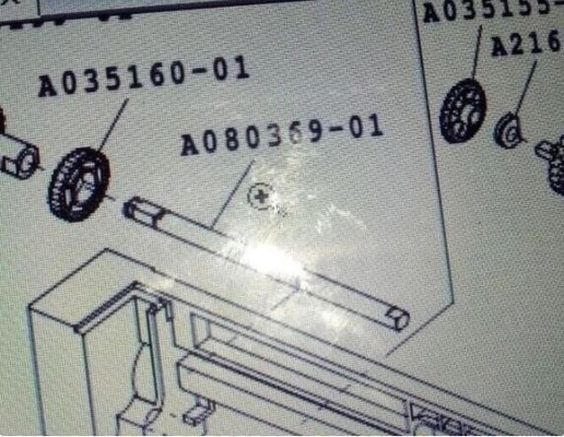 TRUNG QUỐC A080369 Noritsu Minilab Spare Part Shaft nhà cung cấp