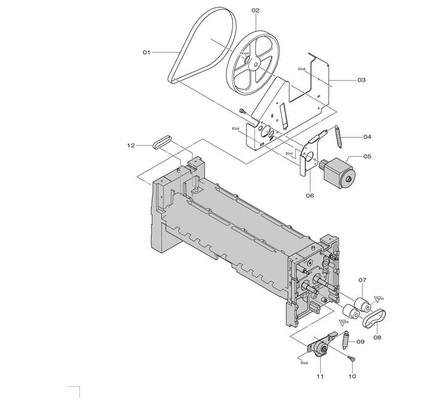 TRUNG QUỐC Fuji Frontier 500 550 Digital Minilab Spare Part BELT FLAT 323D1057346 No 06 nhà cung cấp