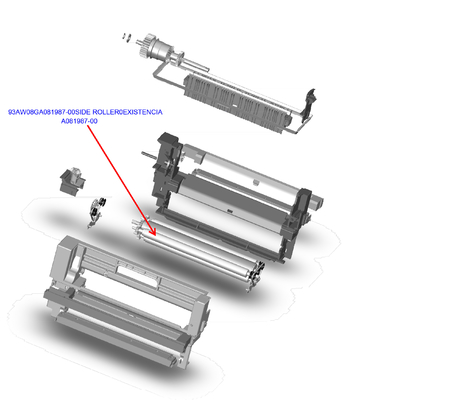 TRUNG QUỐC A081987 Con lăn mini Noritsu QSS3501 sản xuất tại Trung Quốc nhà cung cấp