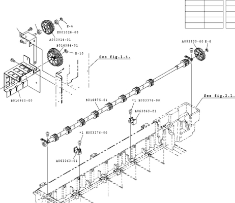 Các bộ phận được cải tiến cho Noritsu QSS31 Minilab Gear A053914-01 + B014584-01 + A093909 nhà cung cấp
