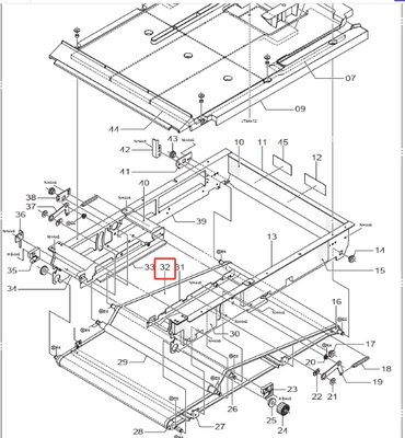 Dây đai sấy máy Fuji Frontier Minilab 323D1060982D 323D1134540B, Dây đai băng tải bộ phận sấy máy in ảnh Frontier 550 570 LP5500 LP5700 nhà cung cấp