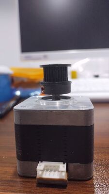 Phụ tùng máy ảnh Noritsu Minilab Động cơ bước I023045 I023045-00 17PM-J302-03VS Động cơ Minebea Matsushita có ròng rọc cho máy ảnh kỹ thuật số QSS35 nhà cung cấp