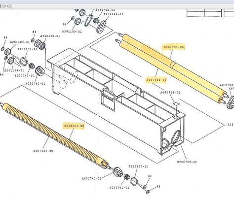 AA074137 A087423 B024363 A078885 A081790 Noritsu QSS29 32 34 75 3701 Minilab Bibulous Roller nhà cung cấp