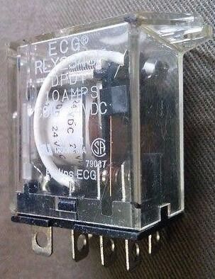 ECG RELAY RLY2343F DPDT 10AMPS COIL 24 VDC NORITSU MINILAB nhà cung cấp