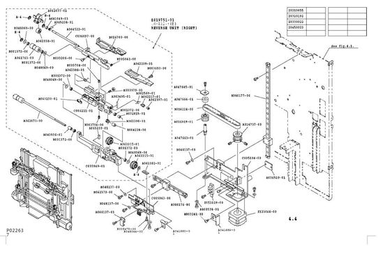 C005963 Noritsu 3001 Bộ phận Qss3021 33 Tấm chuyển động máy in minilab B nhà cung cấp