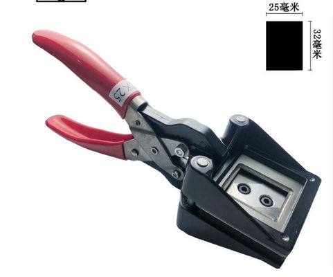 Giấy phép hộ chiếu ID Giấy phép Máy cắt ảnh cầm tay 25x32mm Thiết bị văn phòng góc vuông nhà cung cấp