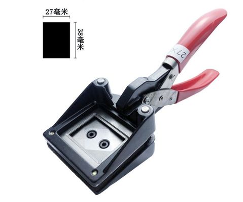 Thủ công Tay cầm kim loại Máy cắt ảnh Hộ chiếu Máy cắt ảnh ID 27mm X 38mm nhà cung cấp