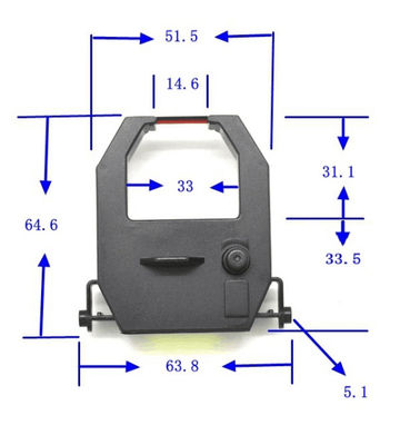 Ruy băng thay thế hai màu (đỏ / đen) ATR242 cho máy ghi thời gian Commet ATR240 và ATR360 nhà cung cấp