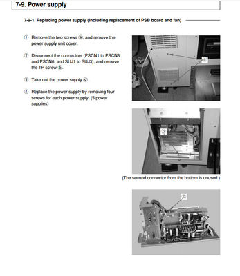 AAAA71001026 / AAAA 71001026 Bộ nguồn Konica Minilab được sử dụng nhà cung cấp