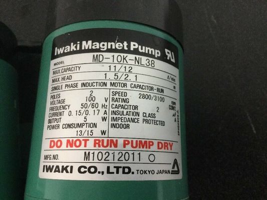 Máy bơm tuần hoàn Fuji / Noritsu / Konica / Agfa / Kreonite Minilab phụ tùng Iwaki MD-10k-NL38 nhà cung cấp